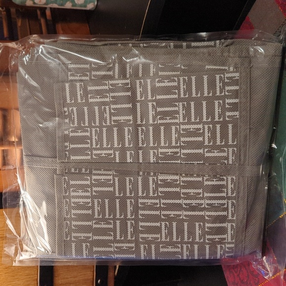 Elle Decor 20 Pocket over the Door Grey Fabric Organizer Shoes NEW NIP NICE - Picture 5 of 8